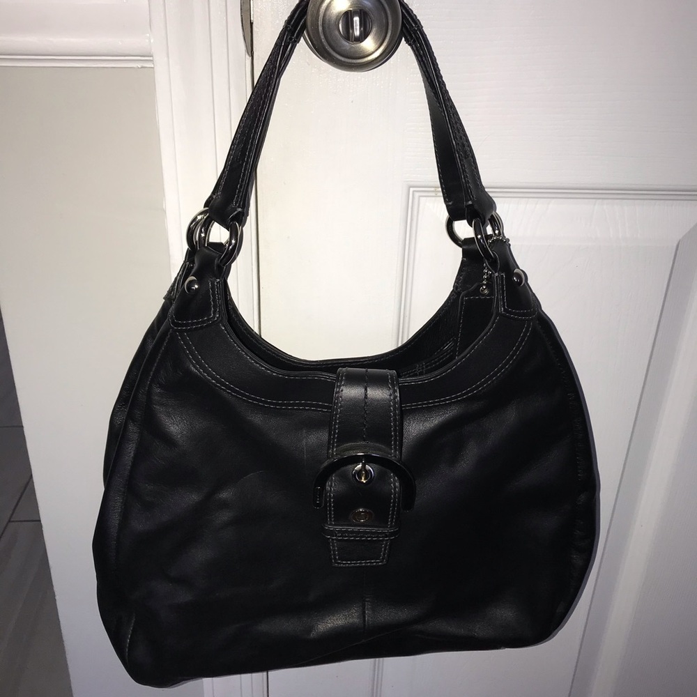 Black Coach shoulder bag